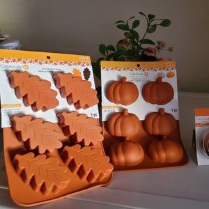 Halloween silicone molds pumpkin cookie cutters